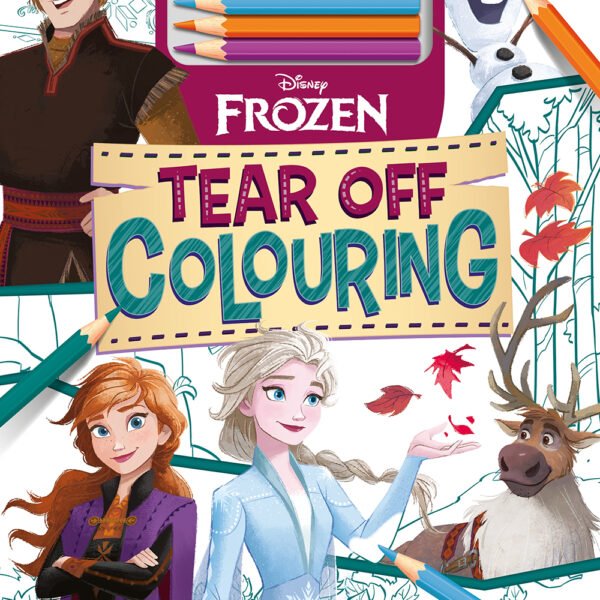DISNEY FROZEN TEAR OFF COLOURING